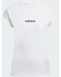 adidas - Essentials Linear Cotton Tee - Lyst