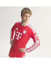 adidas - Fc Bayern 26/27 Home Authentic Jersey Long Sleeve - Lyst