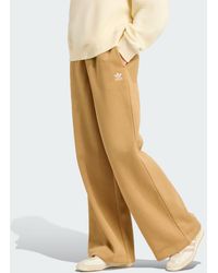 adidas - Pantalón Essentials Wide Leg Fleece - Lyst