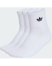 adidas - Mid Ankle Sock 3 Pair Pack - Lyst