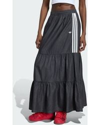 adidas - Originals Summer Glow Denim Skirt - Lyst