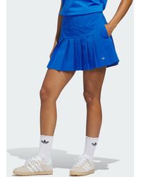 adidas - Originals Pleated Skirt - Lyst