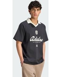 adidas - Lux Tiro Script Graphic Polo T-Shirt - Lyst