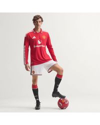 adidas - Manchester United 26/27 Authentic Heimtrikot, Langärmelig - Lyst