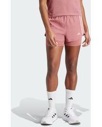 adidas - Short Own The Run 3-Stripes 2-In-1 - Lyst