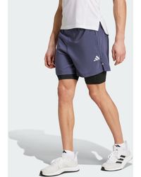 adidas - Gym Training 2-In-1 Shorts - Lyst