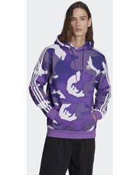 adidas - Hoodie Graphics Camo Allover Print - Lyst