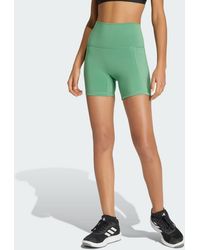 adidas - 3 Stripes Studio All Me Booty Short Leggings - Lyst