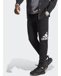 adidas - Essentials French Terry Tapered Cuff Logo Joggers - Lyst