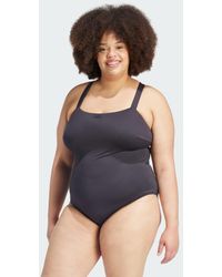 adidas - Iconisea Padded Premium X-Back Badeanzug – Große Größen - Lyst