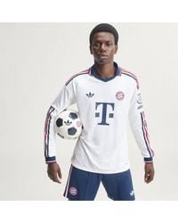 adidas - Fc Bayern 26/27 Away Authentic Jersey Longsleeve - Lyst