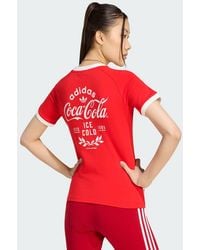 adidas - X Coca-Cola 3-Stripes T-Shirt - Lyst