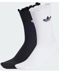 adidas - Ruffle Socks 2 Pairs - Lyst