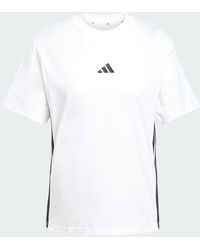 adidas - Essentials 3-Stripes Cotton Tee - Lyst