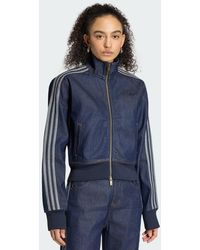 adidas - Firebird Denim Tracktop - Lyst
