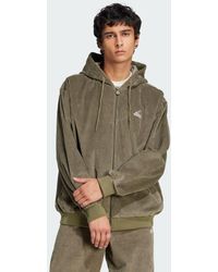 adidas - Cord Hoodie - Lyst