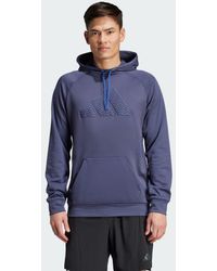 adidas - Felpa Con Cappuccio Da Allenamento Game And Go Big Logo - Lyst