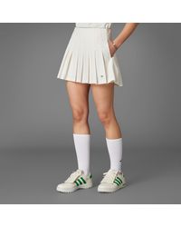 adidas - Originals Pleated Skirt - Lyst