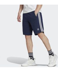 adidas Adicolor Classics 3-stripes Joggingshort - Blauw