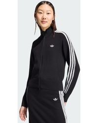 adidas - Knitted Firebird Track Top - Lyst