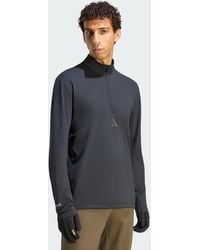 adidas - Terrex Xperior Half Zip Long-Sleeve Top T-Shirt - Lyst