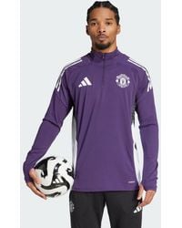 adidas - Manchester United 2025/26 Aeroready Raglan Quarter-Zip Training Top - Lyst