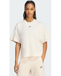 adidas - 3-Stripes Studio T-Shirt - Lyst