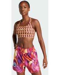 adidas - X Farm Rio Medium-Support Bra - Lyst