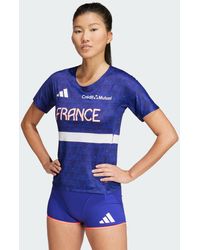 adidas - T-Shirt Athletisme Team France - Lyst