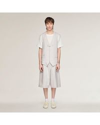adidas - Y-3 Pinstripe Sport Uniform Shorts - Lyst