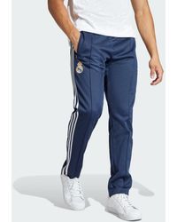 adidas - Pantaloni da allenamento Beckenbauer Real Madrid - Lyst