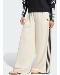 adidas - Pantaloni Da Tuta Larghi Adicolor Satin - Lyst