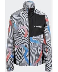 adidas - Terrex Trail Running Printed Wind Jacket - Lyst