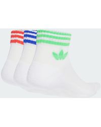adidas - Calcetines Tobilleros 3 Bandas - Lyst