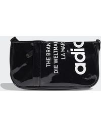 Bolso Vintage Airliner adidas de Tejido sintético de color Negro | Lyst