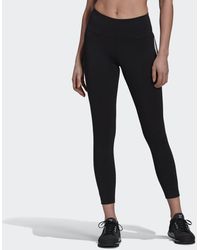 Damen Bekleidung Hosen und Chinos Leggings adidas Synthetik Always Original 7/8-Leggings Große Größen in Schwarz 