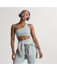 adidas - Optime Workout Rib One Shoulder Light Support Bra - Lyst