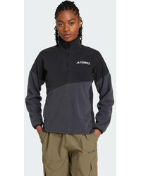 adidas - Terrex Multi Climawarm Fleece Anorak - Lyst