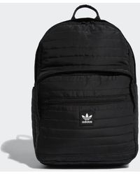 adidas originals trefoil logo black backpack