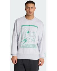 adidas - Real Madrid Heritage Crew Sweat - Lyst