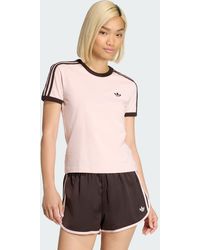 adidas - Camiseta 3 Stripes Slim - Lyst