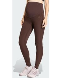 adidas - Optime Essentials Workout Full Length Leggings Maternity - Lyst