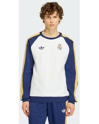 adidas - Real Madrid Originals Crew Sweat Sweatshirt - Lyst
