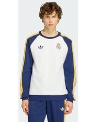 adidas Originals - Real Madrid Originals Crew Sweatshirt - Lyst