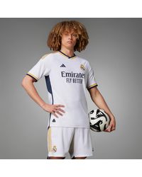 adidas - Real Madrid 23/24 Home Authentic Jersey - Lyst