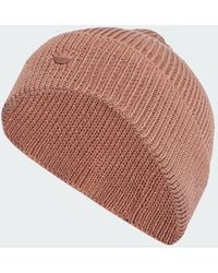 adidas - Everyday Icons Beanie With Tonal Metal Trefoil - Lyst