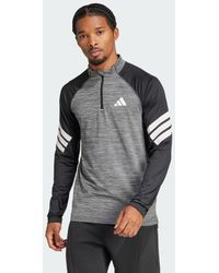 adidas - Camiseta Icon 1/4-Zip 3 Bandas - Lyst