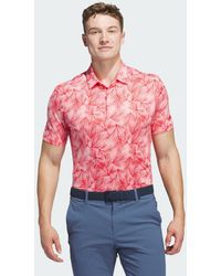 adidas - Ultimate365 Mesh Print Poloshirt - Lyst