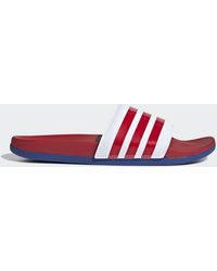 adidas slippers rood