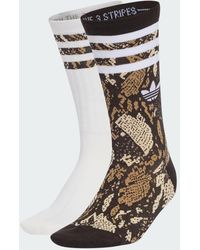 adidas - Snake Graphic Crew Socks 2 Pairs - Lyst
